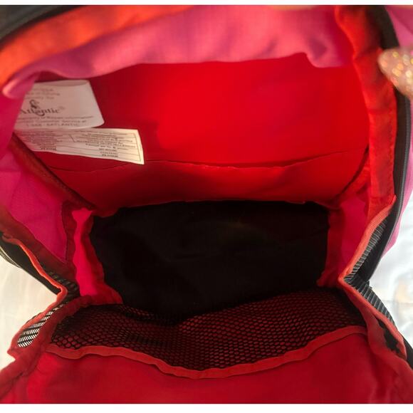 Rip Tide Pink/Black Backpack Purse - Picture 3 of 10